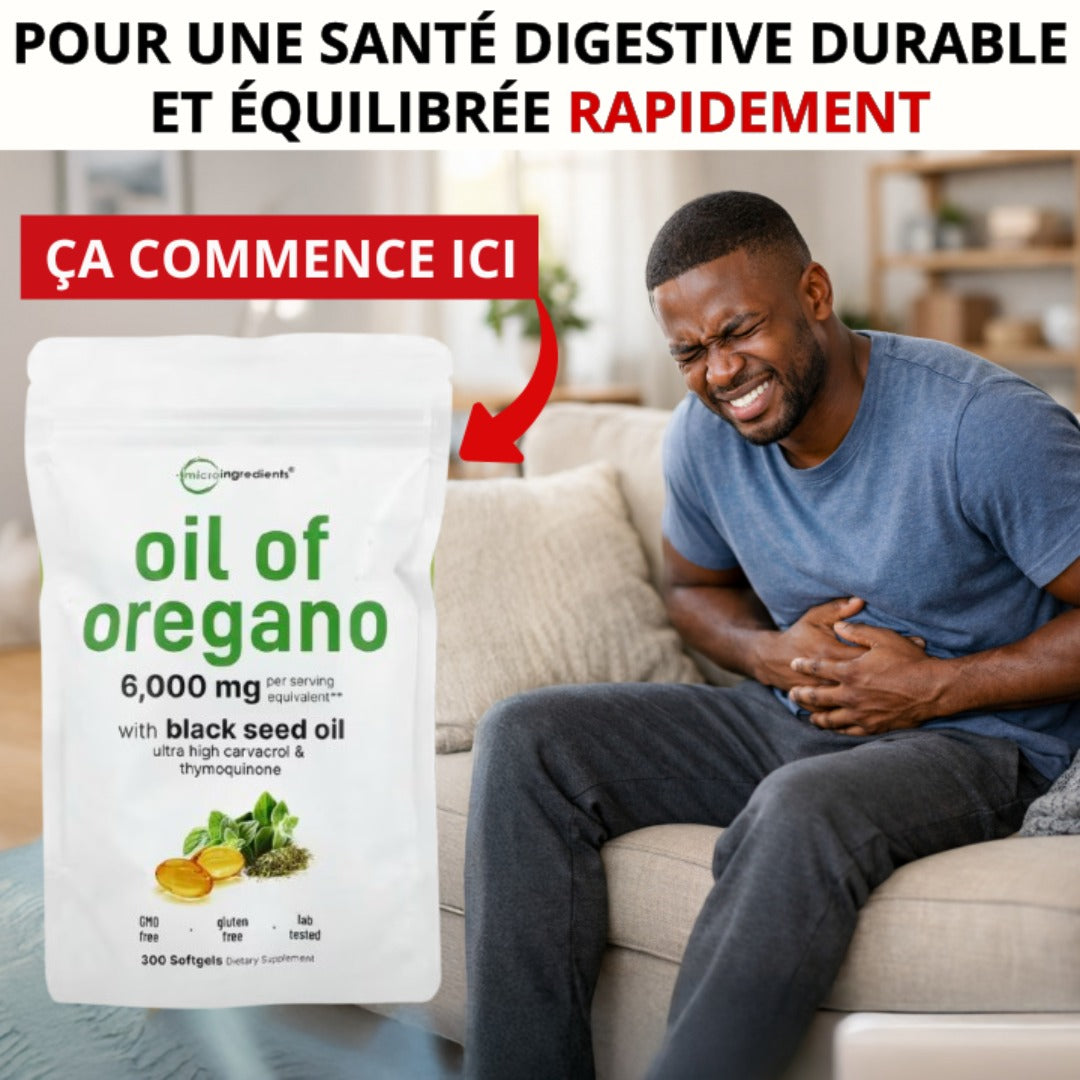 Capsules d' Huile d'origan et de nigelle -Supplément d'origan
