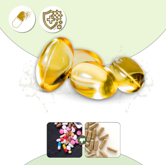 Capsules d' Huile d'origan et de nigelle -Supplément d'origan